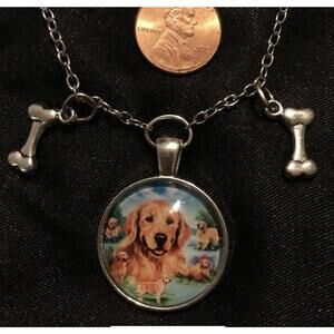 1001 D Lap Lab Necklace